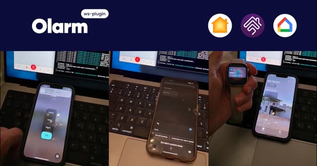 get olarm working with homekit & g-home